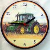 John Deere Tractor Battery Wall Clock