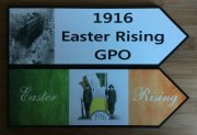 1916 Easter Rising GPO and Volunteer Road Signs