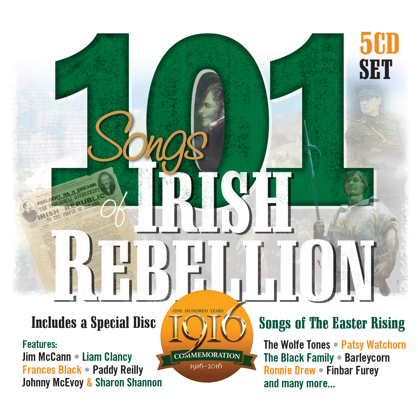 101 Songs of The Irish Rebellion - 5CD Set - Click Image to Close