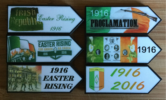 1916 Easter Rising Fridge Magnets - Set of 6 Assorted - Click Image to Close