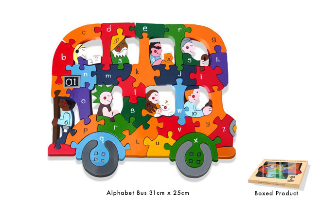 Alphabet Bus Jigsaw - Click Image to Close