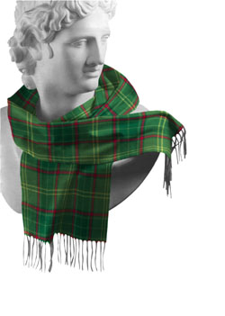 Armagh County Tartan Lambswool Scarf - Click Image to Close