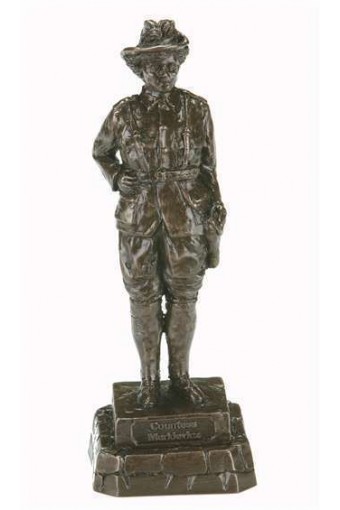 Countess Markievicz Bronze Figure 24cm - Click Image to Close