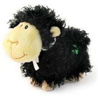 Huggable Shaggy Black Sheep - Click Image to Close
