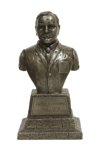 James Connolly Bronze Bust 19cm - Click Image to Close