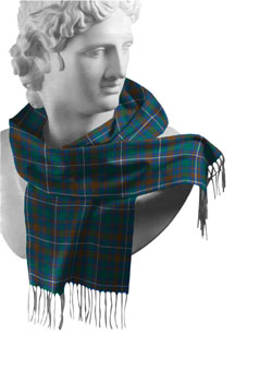 Kerry County Tartan Lambswool Scarf - Click Image to Close