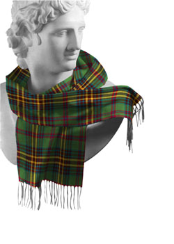 Limerick County Tartan Lambswool Scarf - Click Image to Close