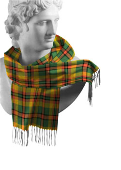Derry/Londonderry County Tartan Lambswool Scarf - Click Image to Close