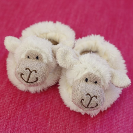 Sheep Baby Slippers - Click Image to Close