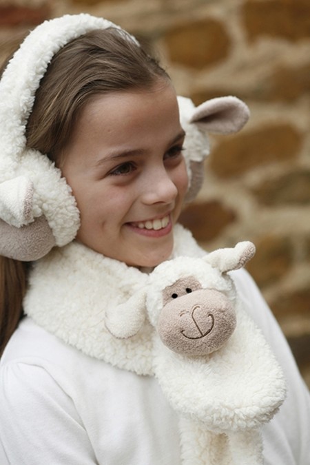 Woolly Sheep Scarf - Click Image to Close