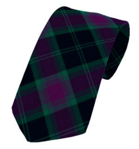 Carlow County Plain Weave Pure New Wool Tie - Click Image to Close