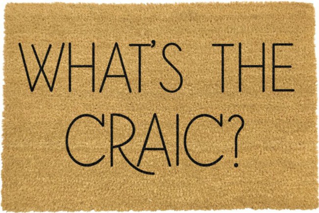 What's The Craic Doormat - Click Image to Close